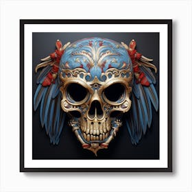 Skull Of The Day 1 Art Print