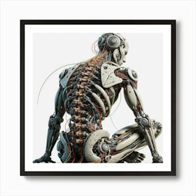 Humanoid Robot 3 Art Print