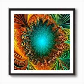 Abstract Hue 2 Art Print