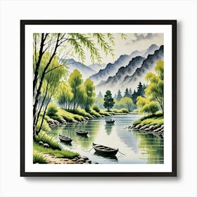 Chinese Art 84 Art Print