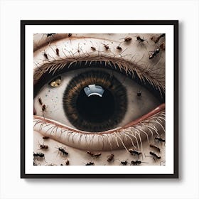 Ants In The Eye Art Print