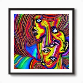 Psychedelic Art 6 Art Print