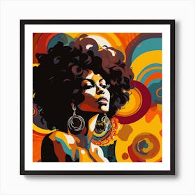 Afro Girl 30 Art Print