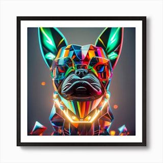 colorful brick frenchie, brick dog, french bulldog made of colorful bricks,  brick french bulldog, building blocks Art Board Print for Sale by  livelovewoof