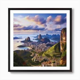 Rio De Janeiro beautiful place Art Print