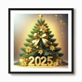 2025 Christmas Tree 7 Art Print