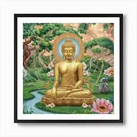 Serene Enlightenment Art Print