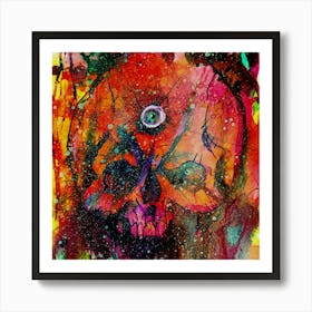 Skull Painting Art Print