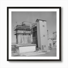 Butte, Montana, Anaconda Copper Mining Company, Refrigerating Plant For Cooling Air At Mountain Con Mine By Art Print