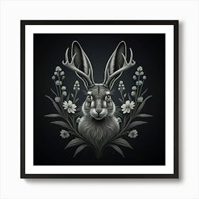 Jackelope 1 Art Print