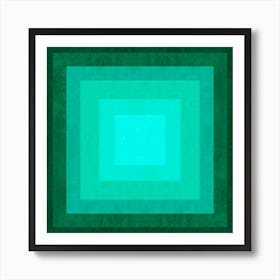 Modern gradient geometry 10 Art Print