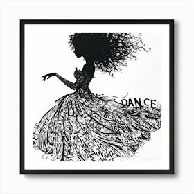 Dancin With Me - Dance Plus Art Print