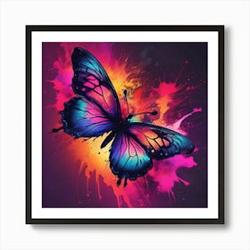 Butterfly Painting 237 Art Print