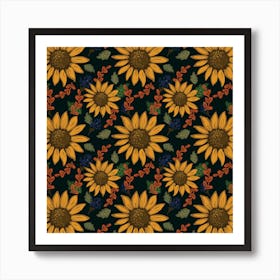 Sunflowers Art Print