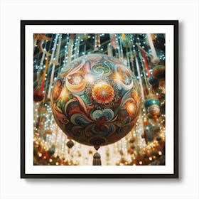 Christmas Ball Art Print