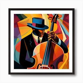 Jazz Musician 55 Art Print