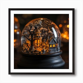 Snow Globe 3 Art Print