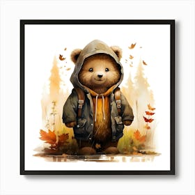 Cute Cub Adorable Bear Art Art Print