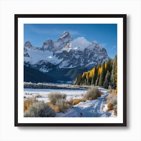 Grand Teton Art Print