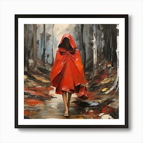 Red riding hood Art Print