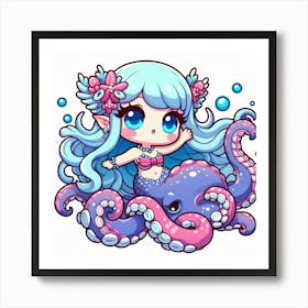 Miniature Mermaid 10 Art Print