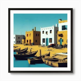 Boghé, Mauritania. Vintage Art Print