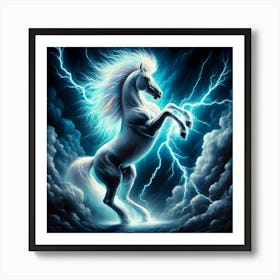 Lightning Horse 1 Art Print