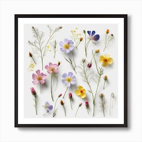 Dried Wild Flowers 14 Art Print