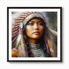 Native American Woman 2 Art Print