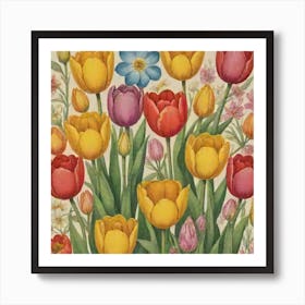 Tulips 7 Art Print