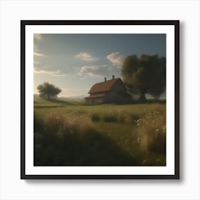 House In The Countryside 6 Art Print