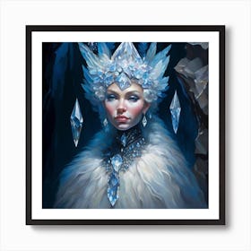 Ice Queen 2 Art Print