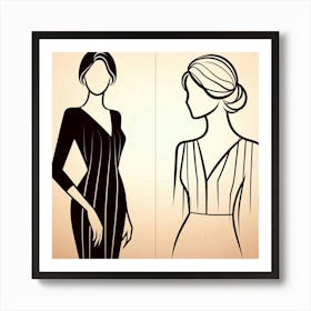 A sophisticated lady 2 Art Print