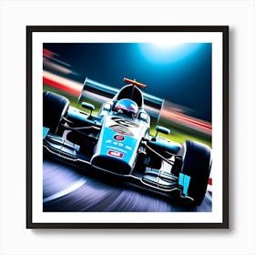 F1 Racing Car Art Print