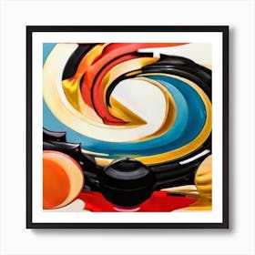 Abstract Painting 4 Art Print