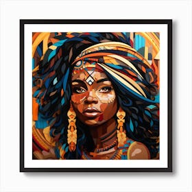 African Woman 10 Art Print