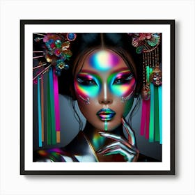 Asian Chinese Beauty Art Print