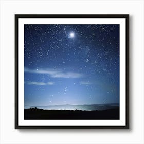 Stockcake Starry Night Sky 1719800121 Art Print