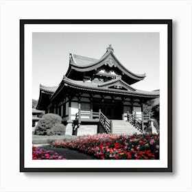 Japanese Temple Art Print