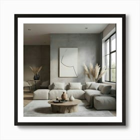 Modern Living Room 123 Art Print