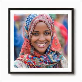 Ethiopian Woman Smiling Art Print