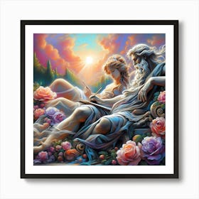 Love And Roses Art Print