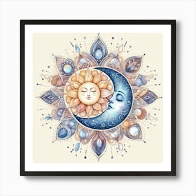 Day and Night 6 Art Print