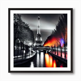 Paris At Night 40 Art Print