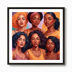 Black Women Art Print