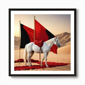 Horse In The Desert 1 Art Print