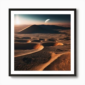 Desert Landscape 135 Art Print