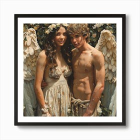 Angels Art Print