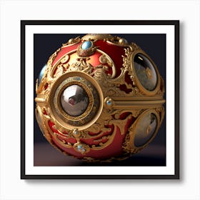 Professormunchies A Luxury Pokeball Ornate Detail Gems Royal Ma 3a12e4d9 7f42 48c5 A54d 28bdc00a650e Art Print