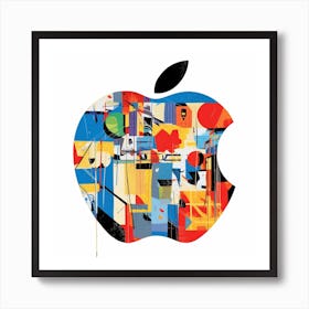 Apple patchwork Art Print